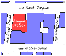 plan de la banque Molson