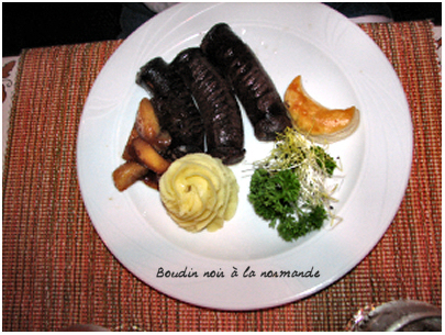 boudin noir  la normande