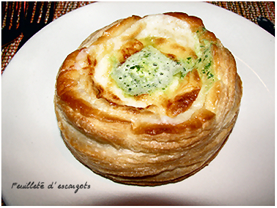 feuillet d'escargots
