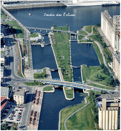 Jardin des cluses et Canal Lachine