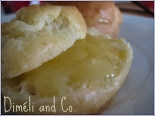 choux au lemon curd