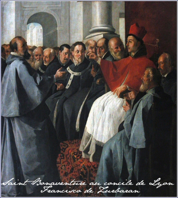 Saint Bonaventure au Concile de Lyon en 1274 Francisco de Zurbaran