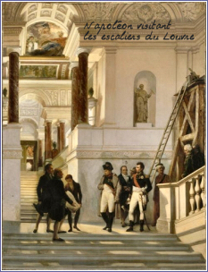 visite de Napolon Ier au Louvre